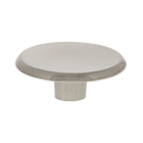 Jones Stephens Satin Nickel 1-3/4 in. Bi-Fold Closet Door Knob (Pack of 5) 