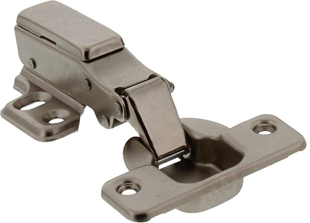 Jones Stephens Nickel Self Closing Concealed 2-way Cabinet Hinge in Nickel 