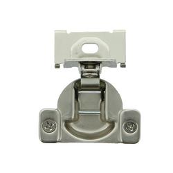 Self Closing Concealed 2-way Cabinet Hinge in Nickel (Pack of 2)