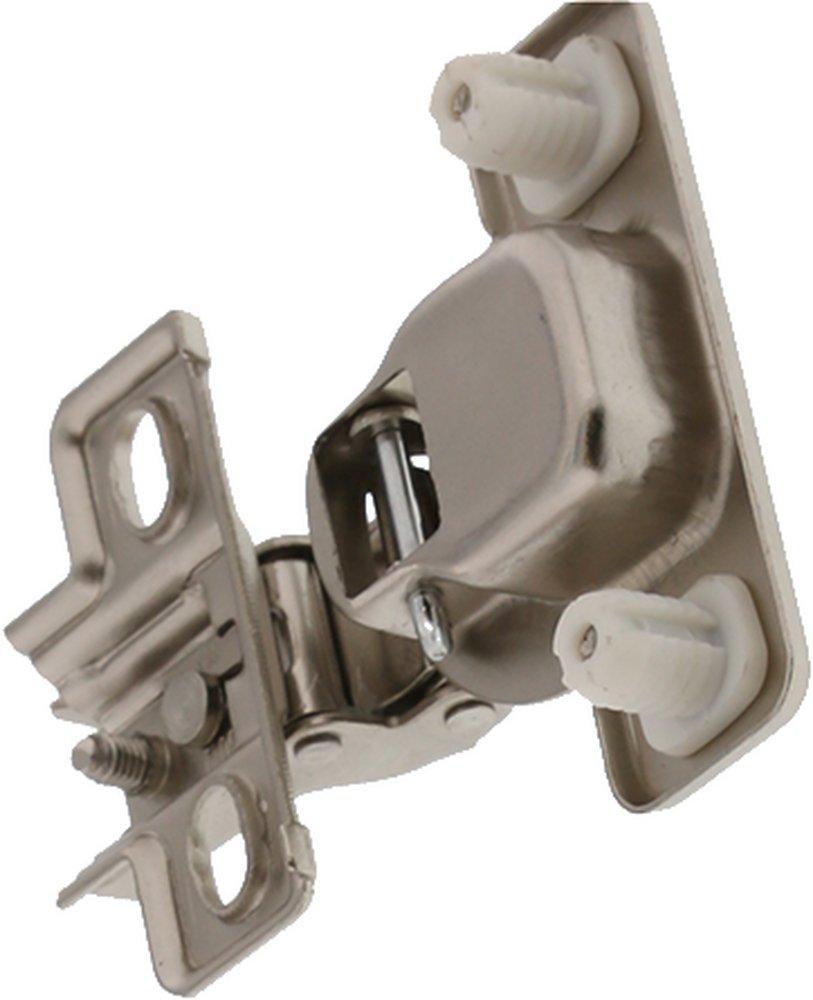 Jones Stephens Nickel Self Closing Concealed 2-way Cabinet Hinge in Nickel 