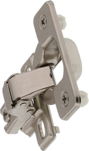Jones Stephens Nickel Self Closing Concealed 2-way Cabinet Hinge in Nickel 