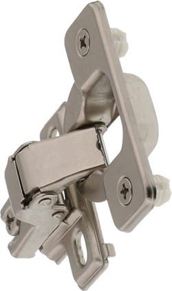 Self Closing Concealed 2-way Cabinet Hinge in Nickel (Pack of 2)