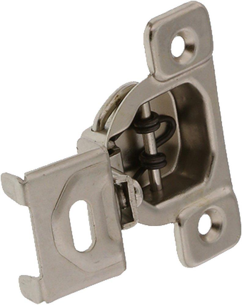 Jones Stephens Nickel Self Closing Concealed 2-way Cabinet Hinge in Nickel 