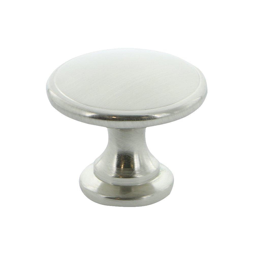 Jones Stephens Satin Nickel 1-3/4 in. Bi-Fold Closet Door Knob 