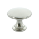 Jones Stephens Satin Nickel 1-3/4 in. Bi-Fold Closet Door Knob 