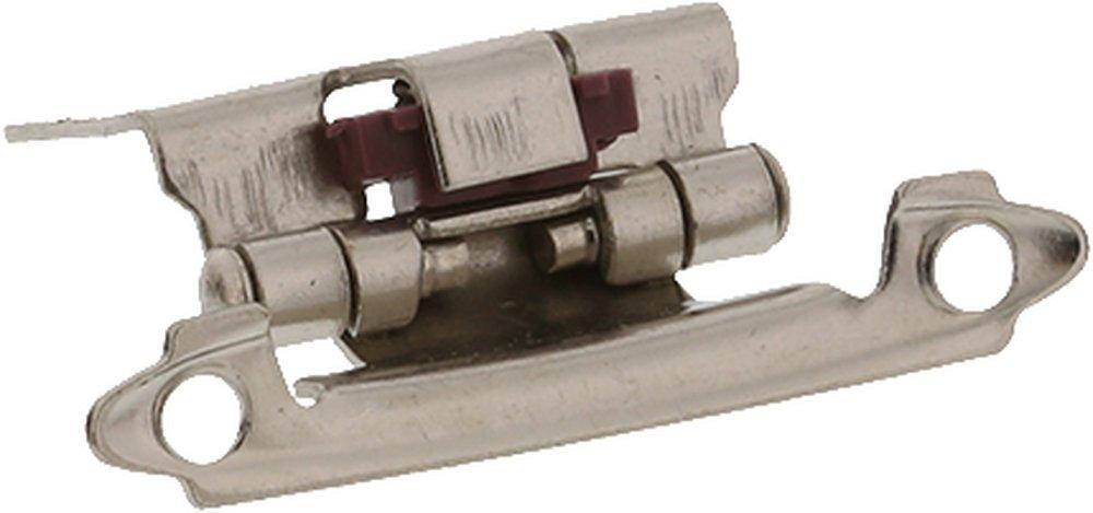 Jones Stephens Satin Nickel 1.625 in. Self Closing Cabinet Hinge in Satin Nickel 