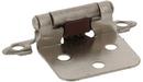 Jones Stephens Satin Nickel 1.625 in. Self Closing Cabinet Hinge in Satin Nickel 