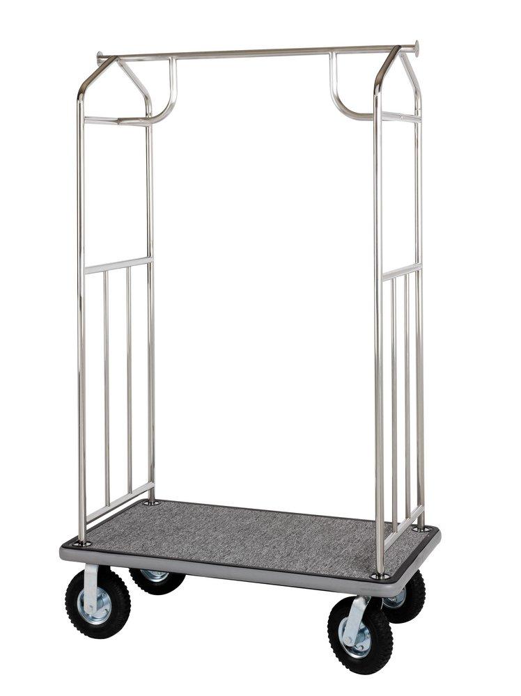 Pressto Valet Chrome Plated Bellman Cart 