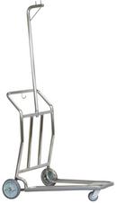 Pressto Valet Brushed Stainless Steel 41 in. Luggage Carrier 