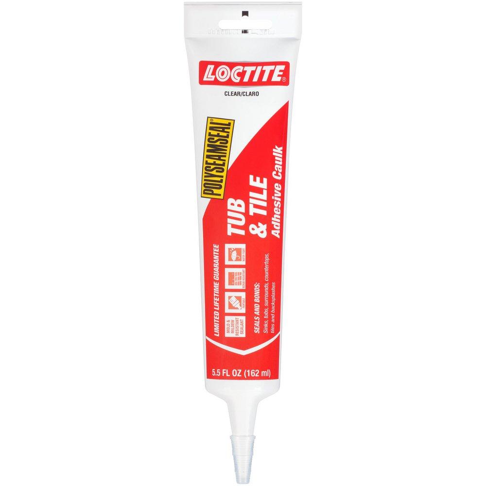 LOCTITE&reg; White Tub and Tile Caulk Sealant in White 