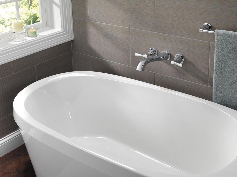 Delta Stryke: Wall Mounted Tub Filler 