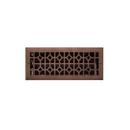 Signature Hardware Oil Rubbed Bronze 4 x 12 in. Residential Steel Ceiling & Sidewall Register 