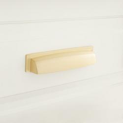 5 in. Brass Cup Pull in Satin Brass