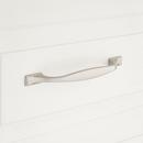 Signature Hardware Polished Nickel 5 in. Brass Cabinet Pull 