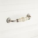 Signature Hardware Pewter 5 in. Ceramic Cabinet Pull 