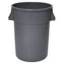 31 in. 44 gal Plastic Receptacle Can in Grey
