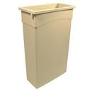 Continental Commercial Products Beige 30 x 20 x 11 in. 23 gal Plastic Receptacle Can 