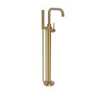 Newport Brass Satin Bronze - PVD Single Handle Lever Floor Mount Filler (Trim Only) 