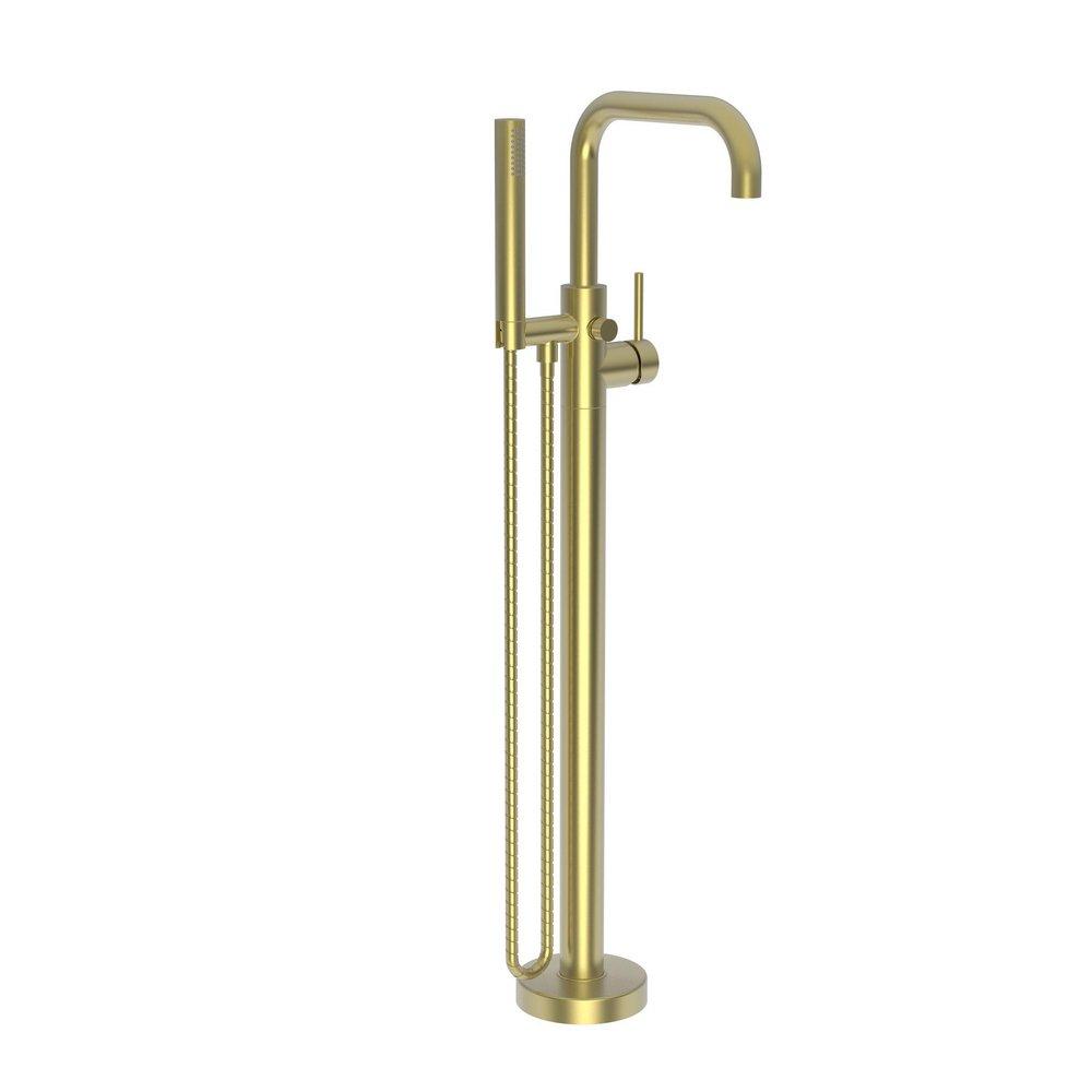 Newport Brass Satin Brass - PVD Single Handle Lever Floor Mount Filler 