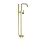 Newport Brass Satin Brass - PVD Single Handle Lever Floor Mount Filler 