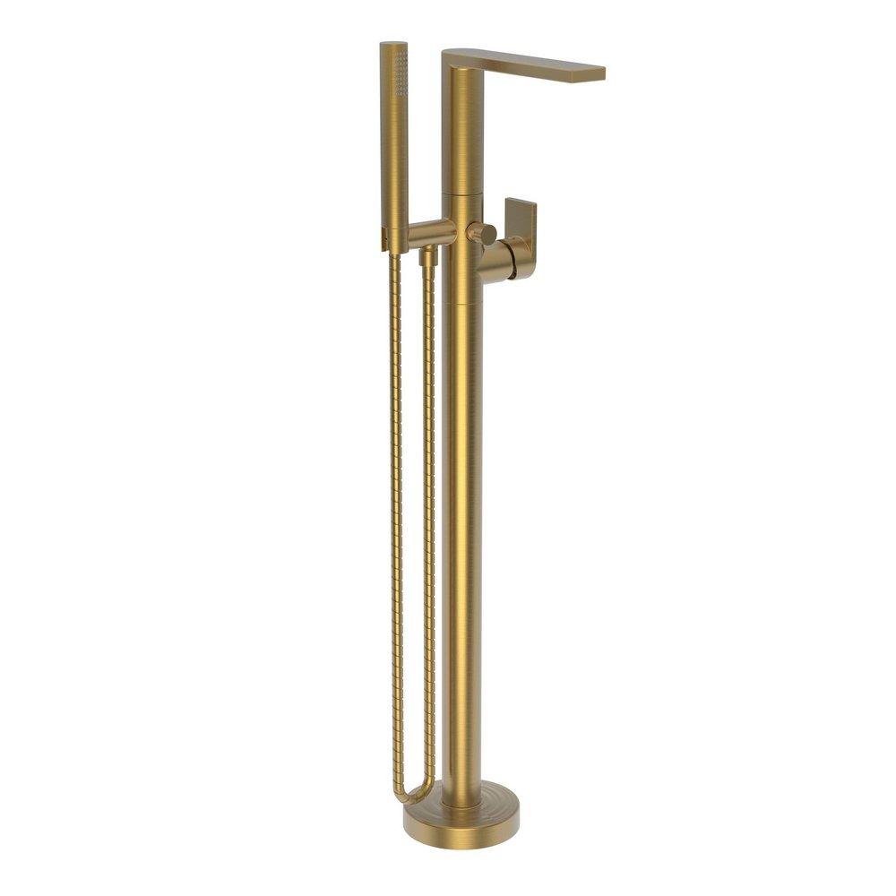 Newport Brass Satin Bronze - PVD Single Lever Handle Floor Mount Filler Trim Only 