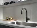 Delta Faucet Matte Black Single Handle Pull Down Voice and Touch Activated Kitchen Faucet 