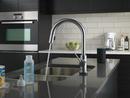 Delta Faucet Arctic Stainless Single Handle Pull Down Voice and Touch Activated Kitchen Faucet 