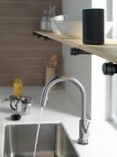 Delta Faucet Arctic Stainless Single Handle Pull Down Voice and Touch Activated Kitchen Faucet 