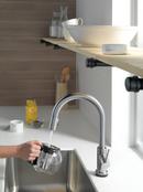 Delta Faucet Arctic Stainless Single Handle Pull Down Voice and Touch Activated Kitchen Faucet 