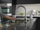 Delta Faucet Arctic Stainless Single Handle Pull Down Voice and Touch Activated Kitchen Faucet 