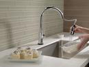 Delta Faucet Chrome Single Handle Pull Down Voice and Touch Activated Kitchen Faucet 