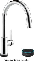 Delta Faucet Chrome Single Handle Pull Down Voice and Touch Activated Kitchen Faucet 