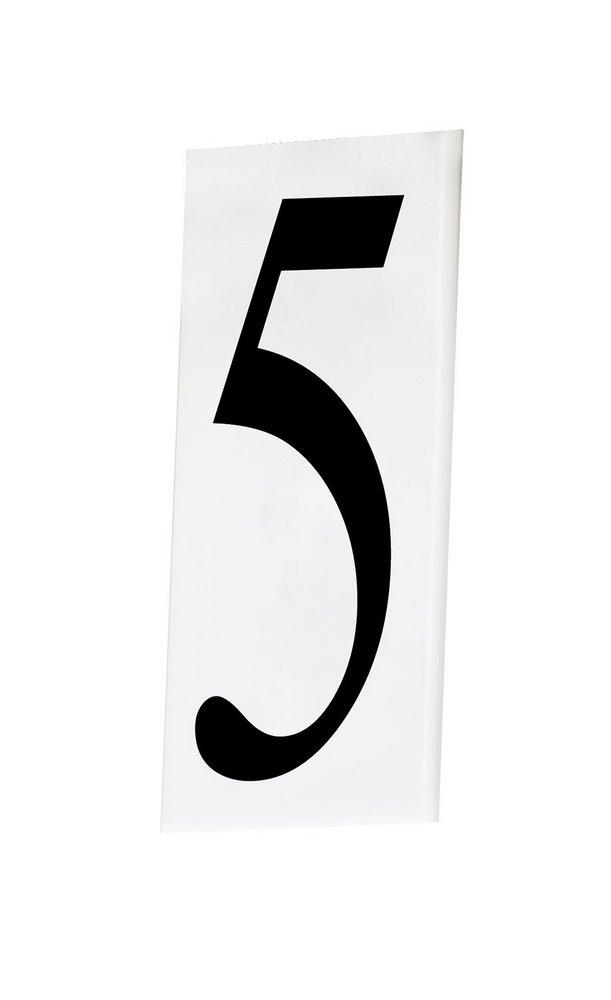 Maxim Lighting&reg; White #5 House Number 