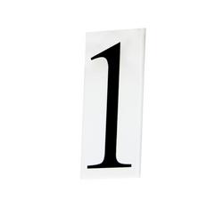 House Number 1 in White