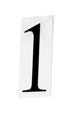 House Number 1 in White