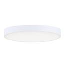 7in. 12.5W LED Flush Mount Ceiling Fixture in White, Dimmable
