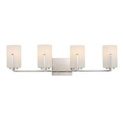 30" 240W 4-Light E26 Vanity Fixture in Satin Nickel