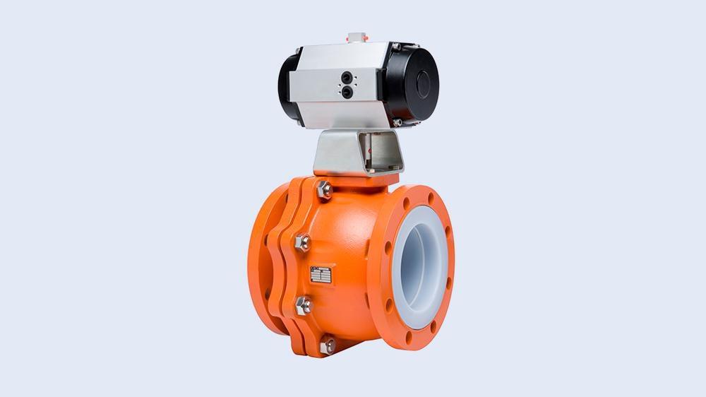 XOMOX Ductile Iron Reduced Port Flanged 150# Ball Valve 