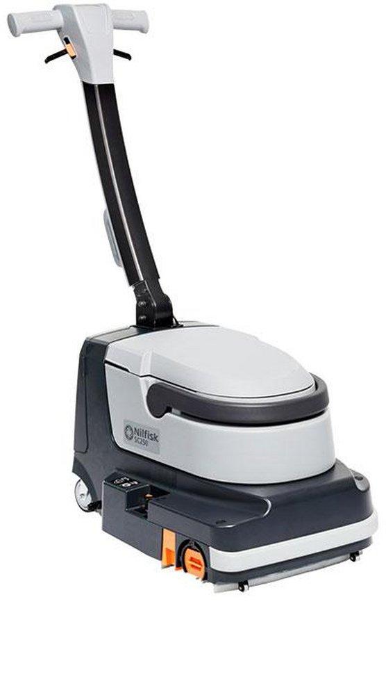 14 in 1.6 Gallon Walk Behind Micro Scrubber with Lithium Battery 