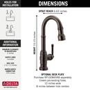 Delta Faucet Venetian Bronze Single Handle Lever Bar Faucet 
