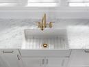 Delta Faucet Champagne Bronze Two Handle Bridge Pull Down Kitchen Faucet 