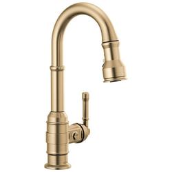 Single Handle Pull Down Bar Faucet in Brilliance&reg; Champagne Bronze