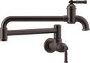 Delta Faucet Venetian Bronze Two Handle Lever Pot Filler 