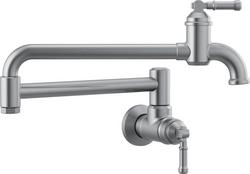 Wall Mount Pot Filler in Arctic Stainless