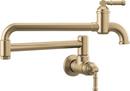 Wall Mount Pot Filler in Brilliance® Champagne Bronze