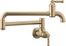 Two Handle Lever Pot Filler in Champagne Bronze