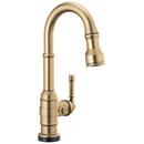 Single Handle Pull Down Bar Faucet in Brilliance® Champagne Bronze