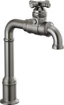 Delta Faucet Black Stainless Single Handle Cross Bar Faucet 