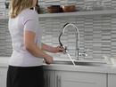Delta Faucet Chrome Single Handle Pull Down Kitchen Faucet 