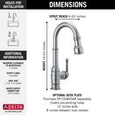 Delta Faucet Arctic Stainless Single Handle Lever Bar Faucet 